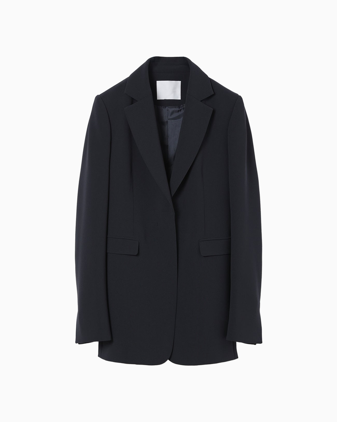 Acetate Polyester Suit Jacket - navy