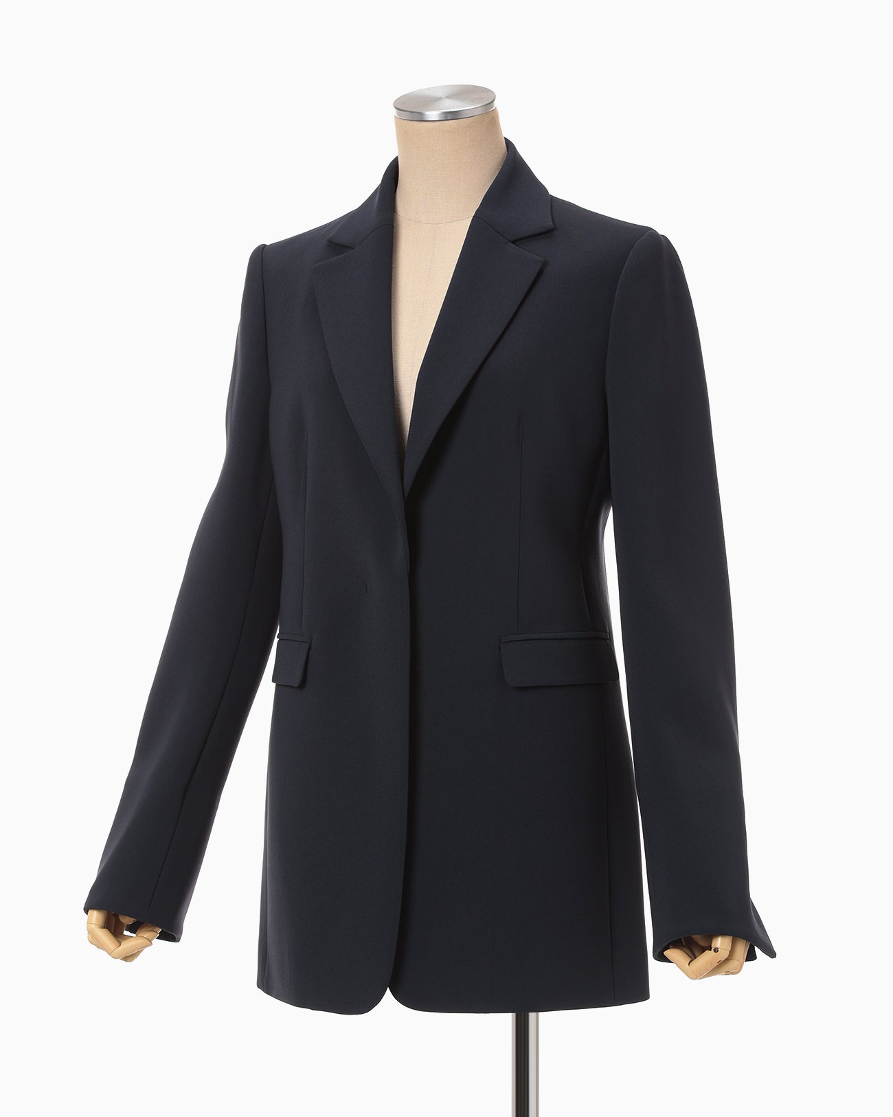 Acetate Polyester Suit Jacket - navy