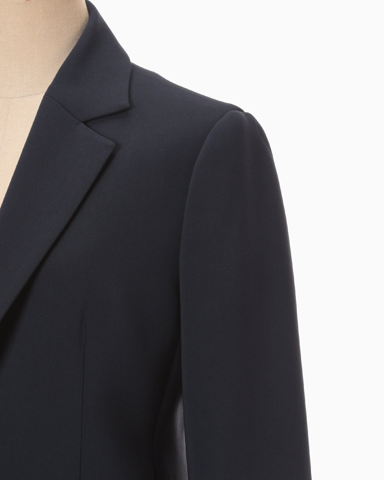 Acetate Polyester Suit Jacket - navy