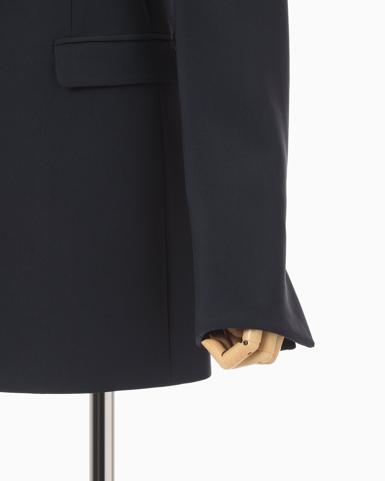 Acetate Polyester Suit Jacket - navy