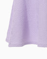 Shirring Jersey Jacquard Sleeveless Dress - lavender