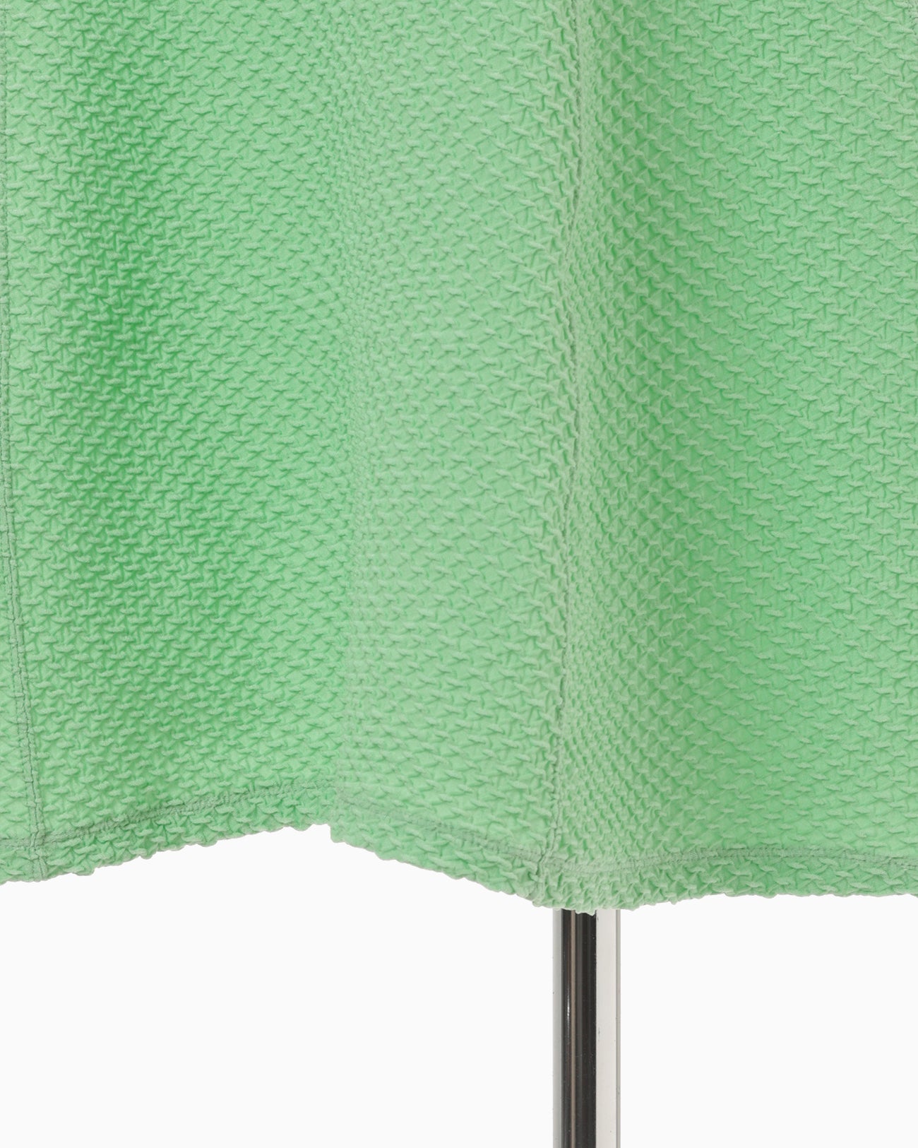 Shirring Jersey Jacquard Flare Skirt - light green