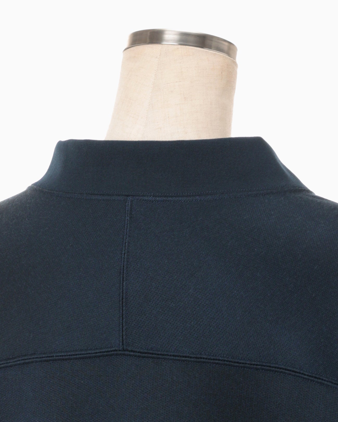 V-Neck Relaxed Sweatshirt - navy - Mame Kurogouchi