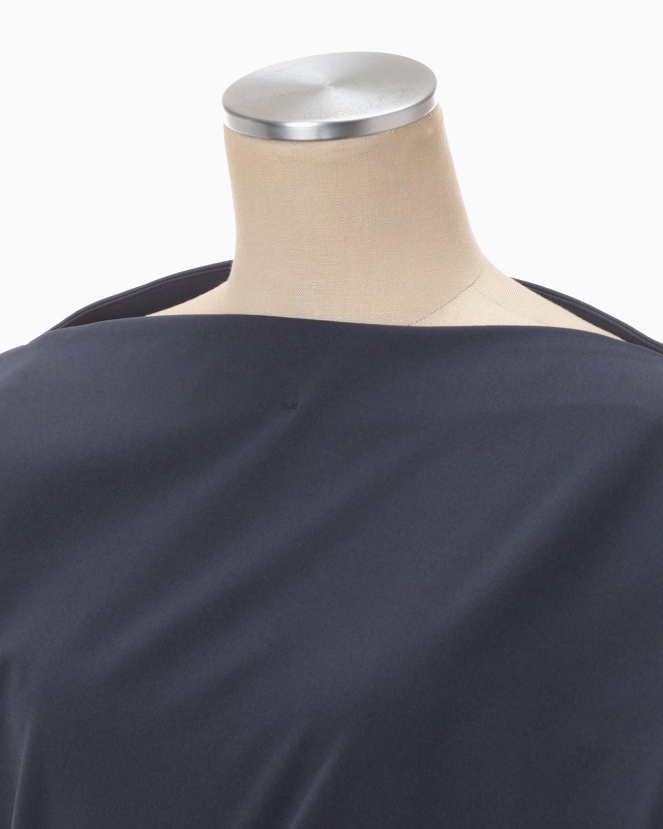 Double Jersey Asymmetric Dress - navy
