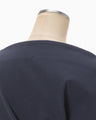 Double Jersey Asymmetric Dress - navy
