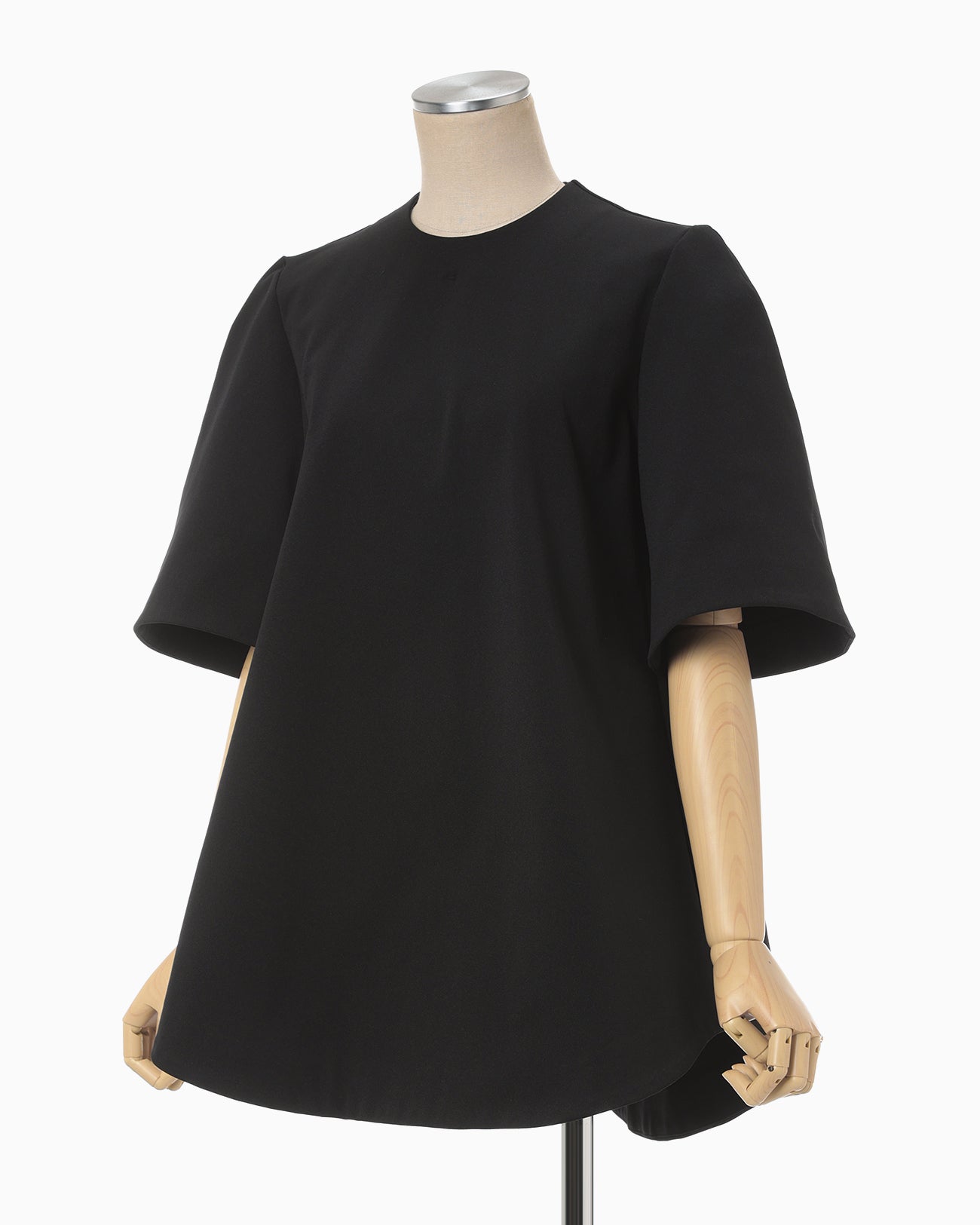 Double Jersey Over Sized Top - black