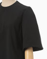 Double Jersey Over Sized Top - black