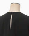 Double Jersey Over Sized Top - black