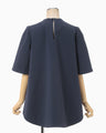 Double Jersey Over Sized Top - navy