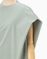 Cotton Jersey Asymmetric Dress - grey