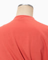 Cotton Jersey Asymmetric Dress - red