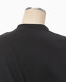 Cotton Jersey Asymmetric Sleeveless Top - black