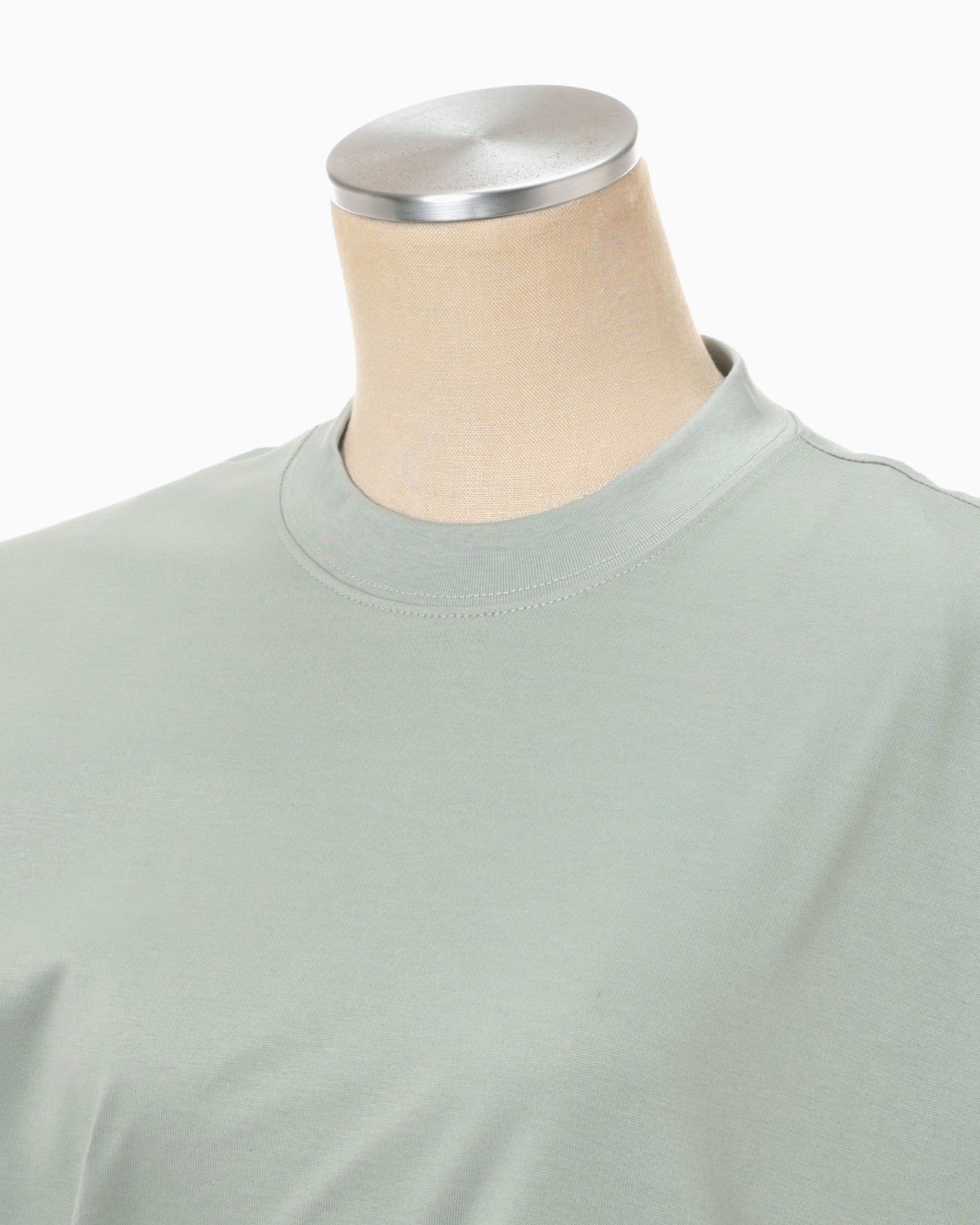 Cotton Jersey Asymmetric Sleeveless Top - grey