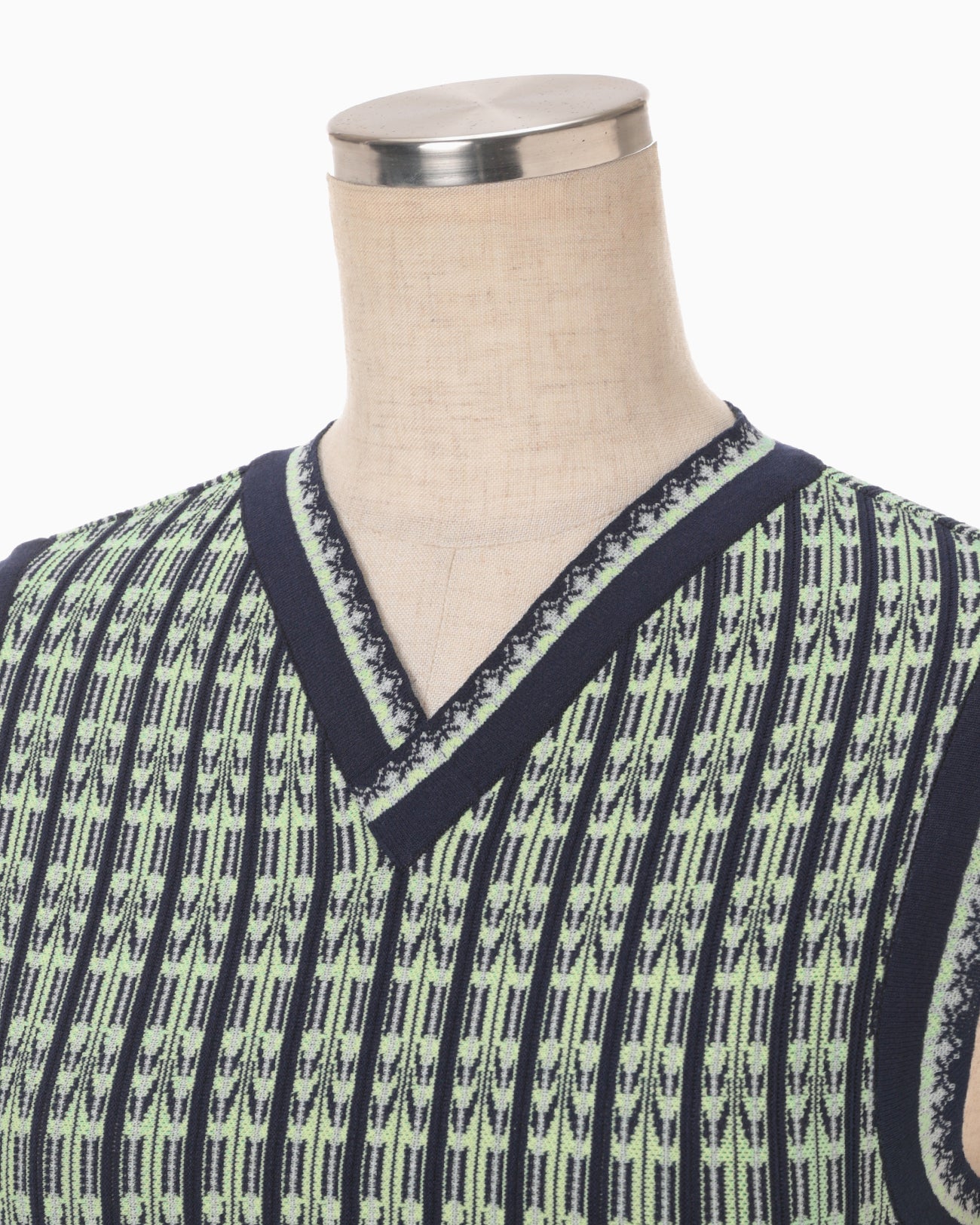 Lantern Knitted Volume Top - navy - Mame Kurogouchi