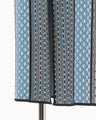 Geometric Pattern Knitted Skirt - blue