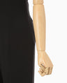 Triacetate Polyester Georgette Jumpsuits - black