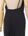 Triacetate Polyester Georgette Jumpsuits - navy