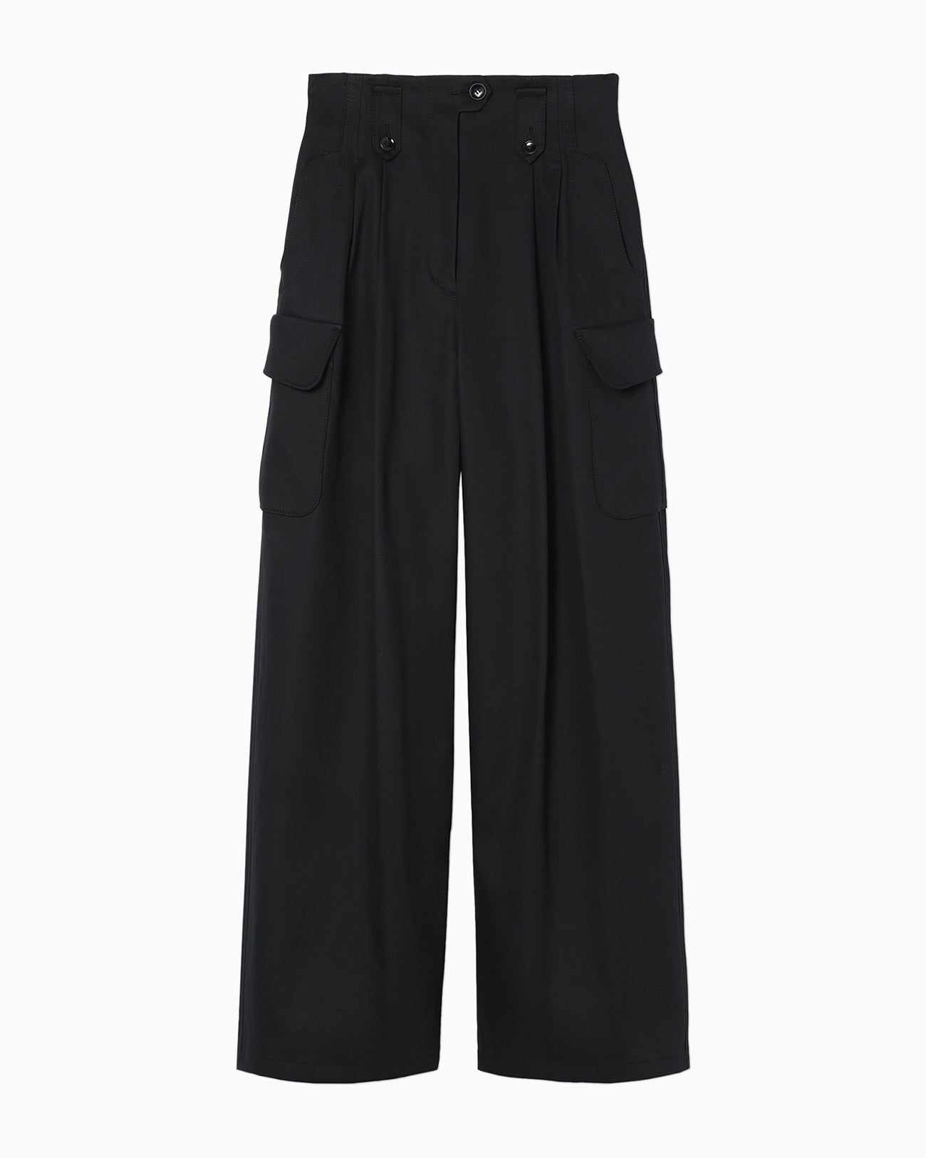 mame kurogouchi 25ss ハイウエストパンツ ネイビー Mame Kurogouchi ​/ 新作アイテム入荷 “Viscose Hemp High
