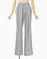 Stripe Jacquard Relaxed Trousers - blue