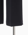 Acetate Polyester High Waisted Center Creased Suit Trousers - navy