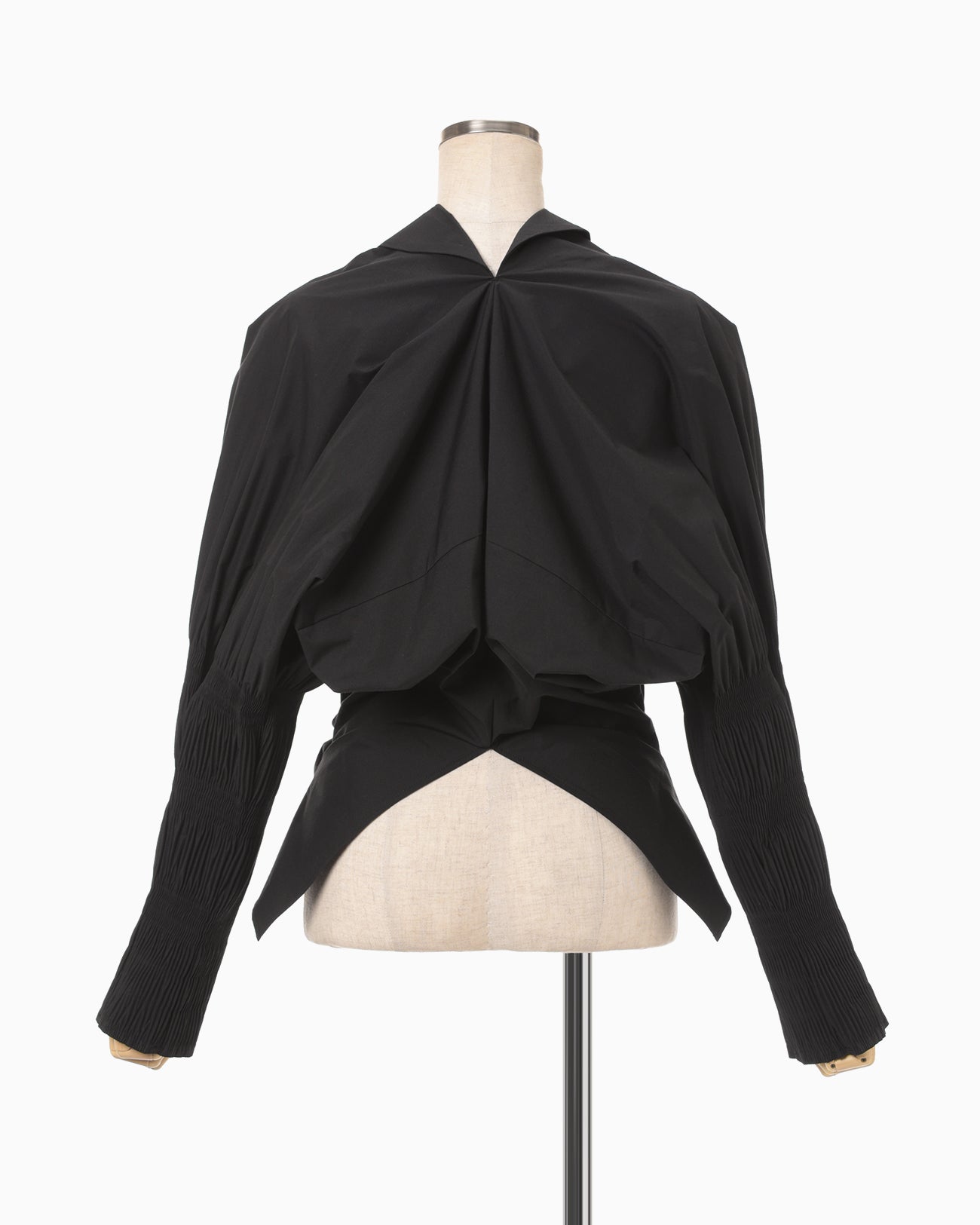 Micro Pleats Shirt - black