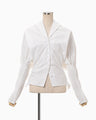 Micro Pleats Shirt - white