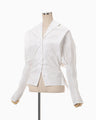 Micro Pleats Shirt - white