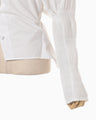 Micro Pleats Shirt - white