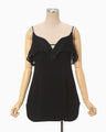 Embroidered Camisole Top - black