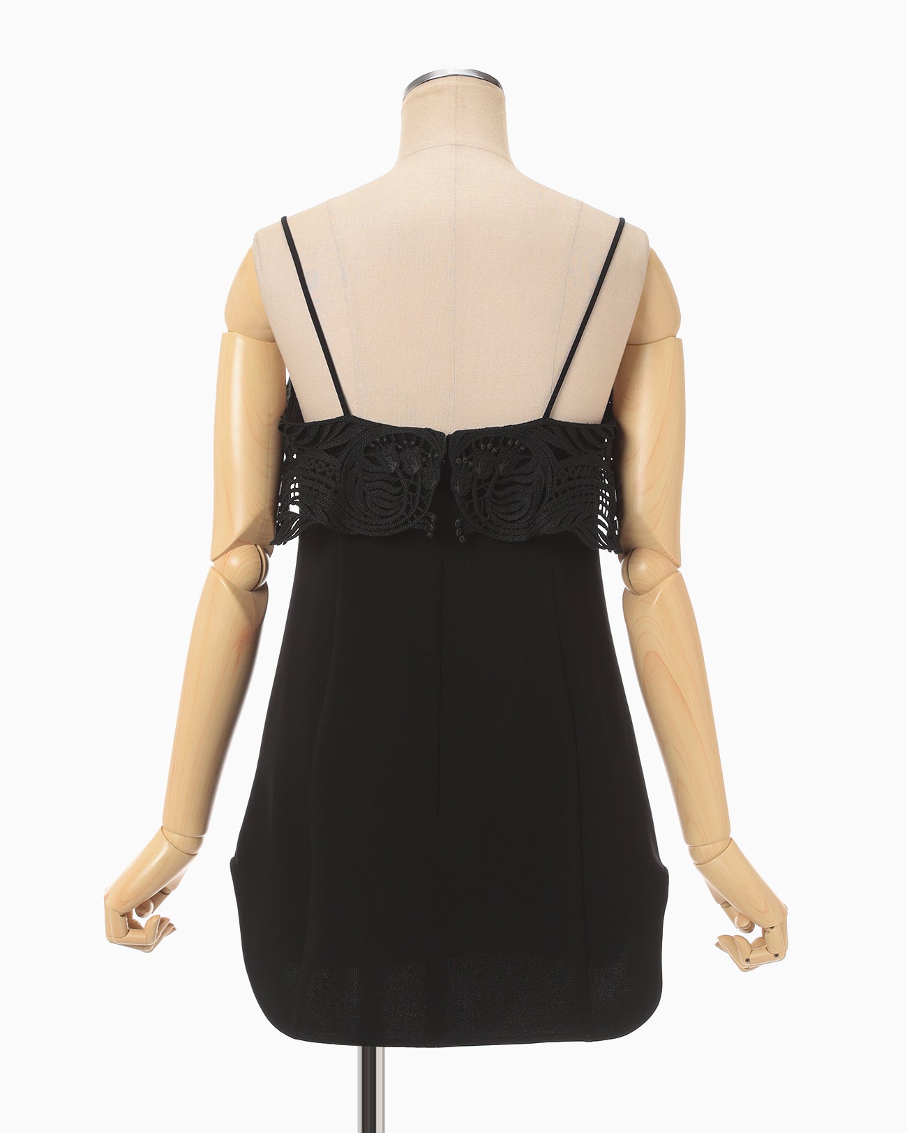 Embroidered Camisole Top - black