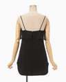 Embroidered Camisole Top - black