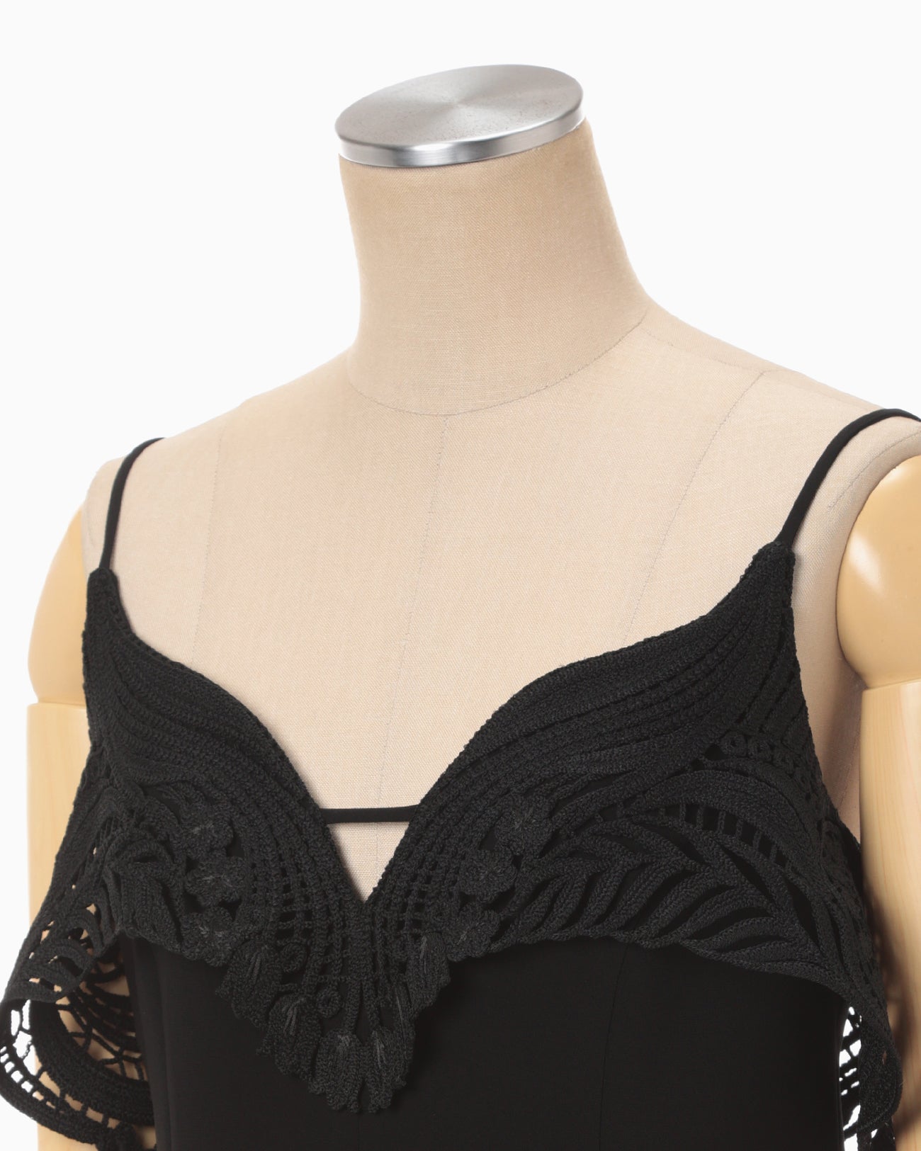 Embroidered Camisole Top - black