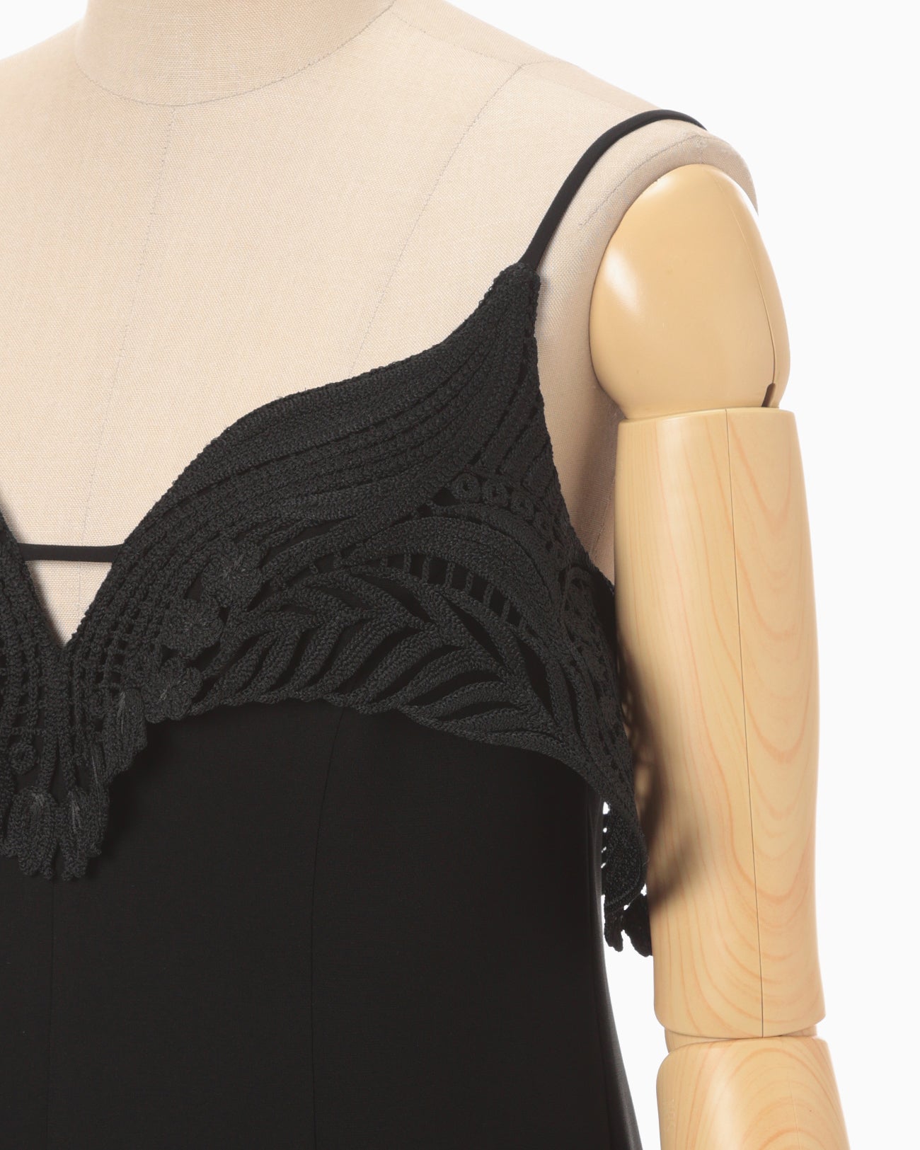 Embroidered Camisole Top - black
