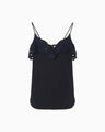 Embroidered Camisole Top - navy