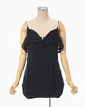 Embroidered Camisole Top - navy