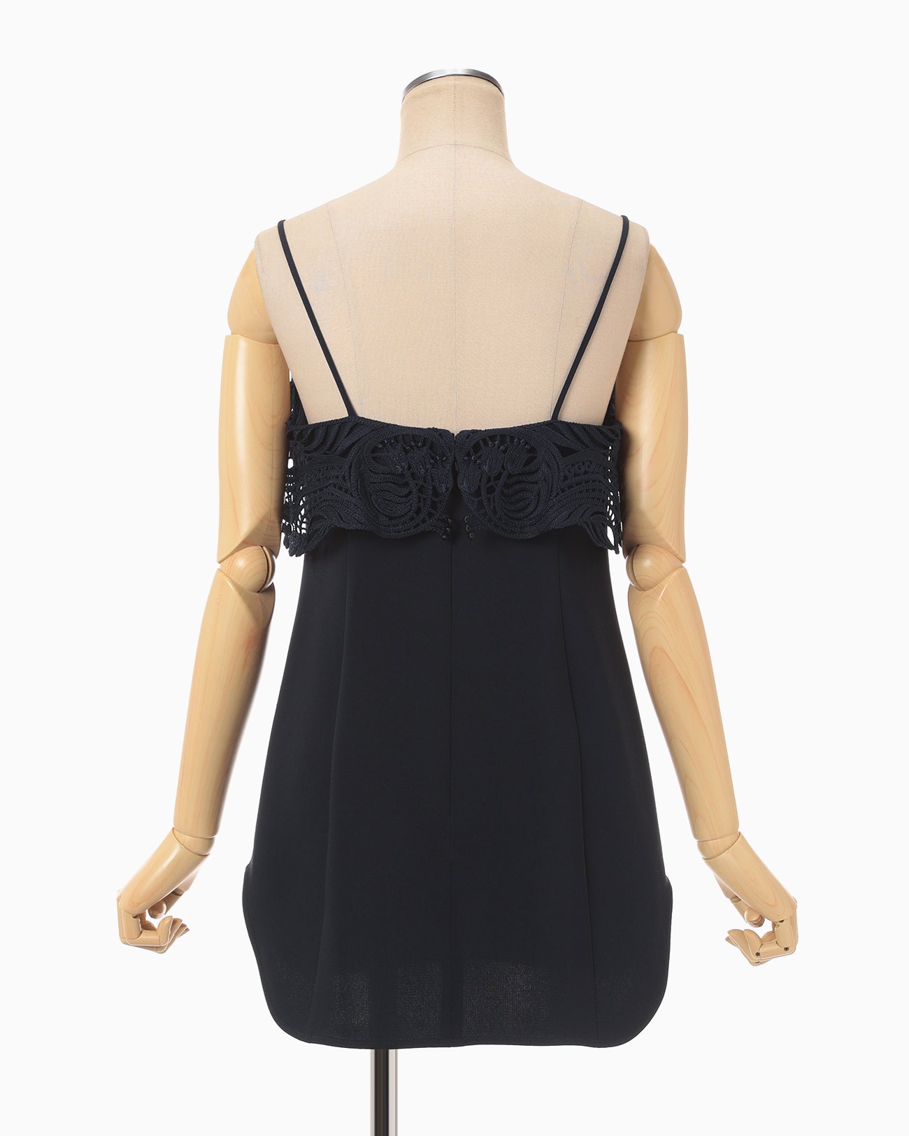 Embroidered Camisole Top - navy
