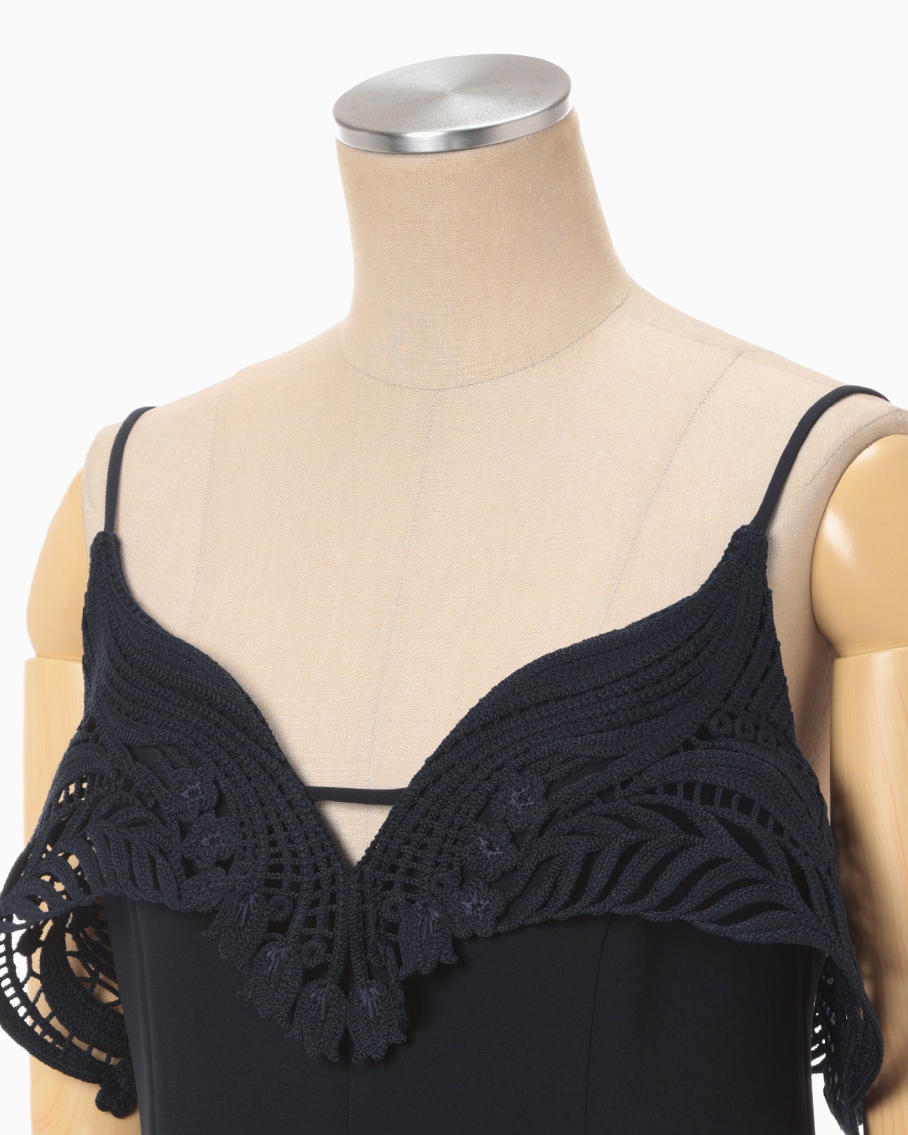 Embroidered Camisole Top - navy
