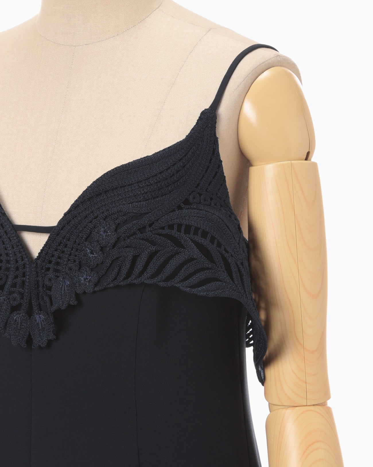 Embroidered Camisole Top - navy