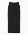 Wave Pleats Skirt - black