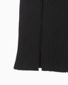 Wave Pleats Skirt - black