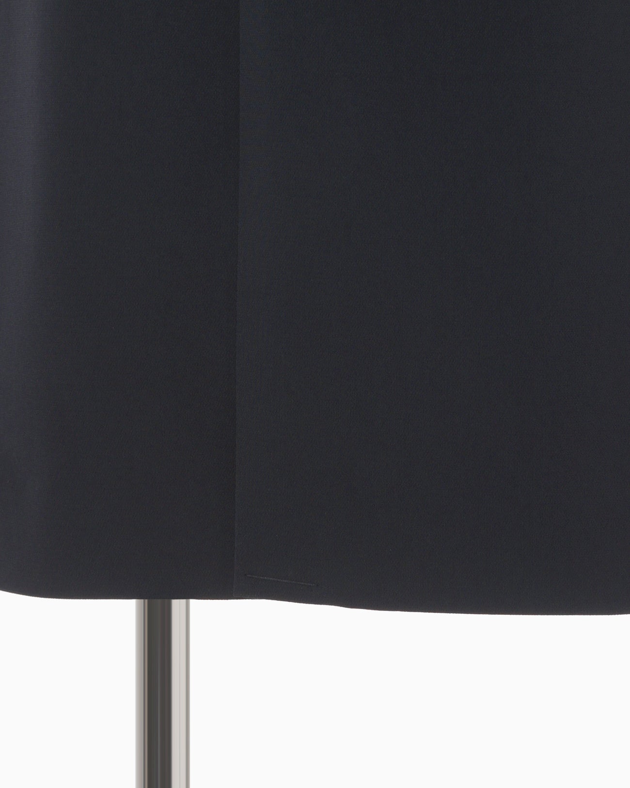 Acetate Polyester I-Line Skirt - navy