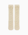 Wool Knit Socks - ecru