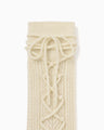 Wool Knit Socks - ecru