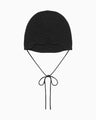 Wool Knit Cap - black