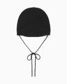 Wool Knit Cap - black