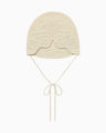 Wool Knit Cap - ecru