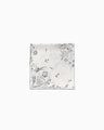 Hand Printed Silk Scarf - grey