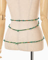 Glass Beads Body Chain - green