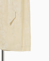 Velvet Hooded Coat - beige