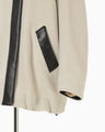 Wool Boa Coat - ecru